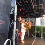 Trailerbühne 4 x 6 Meter mit LED Wand